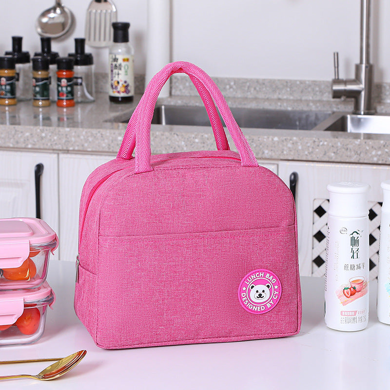 Lunch box bag, handbag, office worker with rice bag, primary school student lunch box bag, portable bento bag, bento bag, thermal insulation bag
