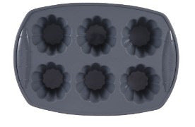 Bestselling food-grade 6-cavity donut silicone mold for mousse, cake, and bread rings - oven safe, direct from the manufacturer