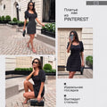 European and american wholesale:  autumn new women's elegant bowknot polka dot dress