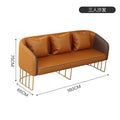 Nordic hotel sales office negotiation reception sofa office sofa combination milk tea coffee shop table and chair booth furniture