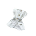 Light luxury elegance style whitetube top skirt two-piece set women's summerwork clothing style silmslimming lookelegantsuit