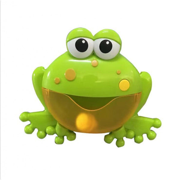 Cross-border export of children's water bath toys, frogs, crabs, cartoon bubble machines, bathroom bath electric music