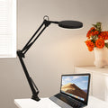 Clip-on desk lamp - long arm, foldable, designer style - ideal for reading, drawing, and computer work