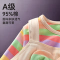 Girls' striped sundress - new summer style, lightweight, short-sleeved, in-stock wholesale