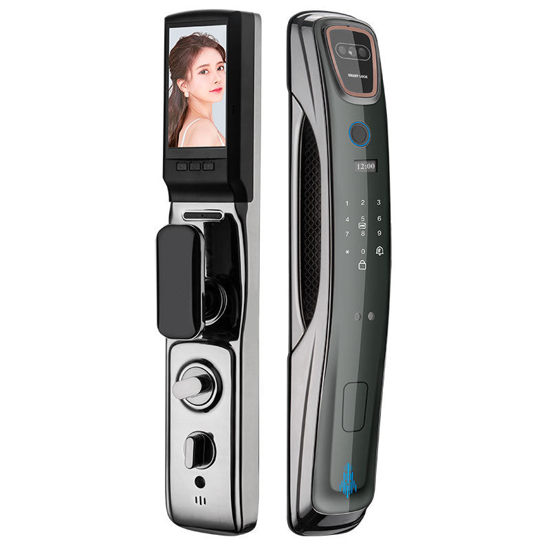 Smart lock, smart door lock, electroplating, video intercom, fingerprint lock, entrance door, digital lock, source work password lock