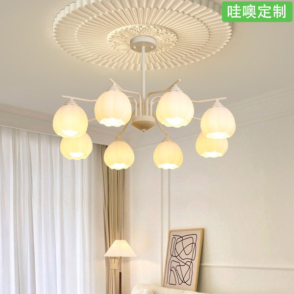 [Wow] French cream wind bud chandelier modern simple romantic warm medieval restaurant study lamp