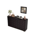 Black storage cabinet retro shoe cabinet for home entrance storage light luxury scandinavian entrance living room all-in-one casual wall cabinet