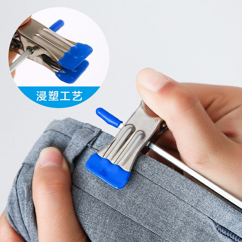 Pants rack clip, pants clip, hanger, pants storage and drying artifact, household seamless non-slip jk hanger, stainless steel skirt clip.