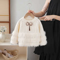 Girls' sweater: new  autumn/winter collection - bestselling knitted sweater for little girls, toddler & kids, fleece-lined & thickened princess outfit