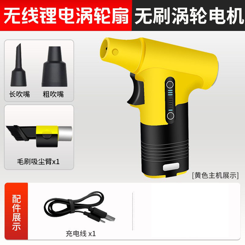 High-power turbine fan - handheld & portable, perfect for home, mini & compact, ideal for outdoor use