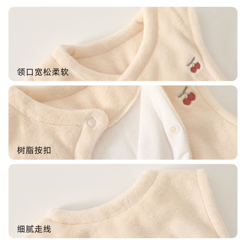 Babycare baby clothes autumn and winter children's vest newborn bib newborn baby bottom quilted vest