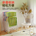 Office conference backrest chair breathable plastic foldable chair training chair thickened casual stool home computer chair dining chair