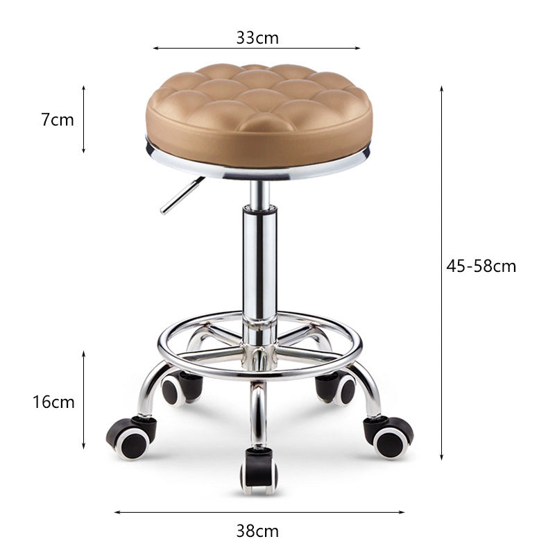 Beauty Stool Pulley Big Stool Bar Bar Chair Rotating Lift Home Nail Art Round Stool Barber Shop
