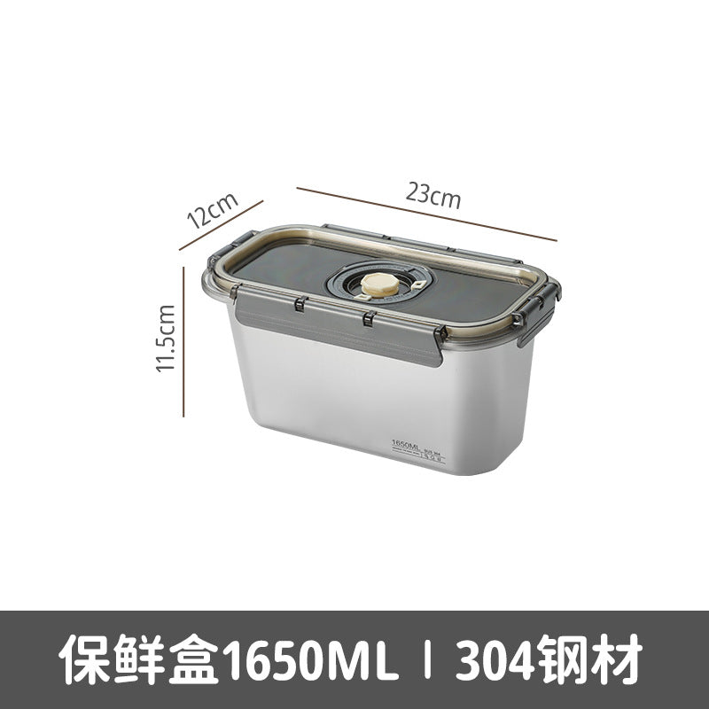 304 stainless steel fresh-keeping box, special sealed box for food-grade refrigerators, lunch box can be heated in microwave oven, bento box