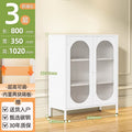 Kitchen and dining room storage cabinet, cream fresh style storage iron cabinet, casual sun panel door, living room tea and sideboard