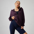 Fall and winter sports outwear yoga outweartops hooded cardigan outwear women's loose fitness clothing long sleeves yoga clothing