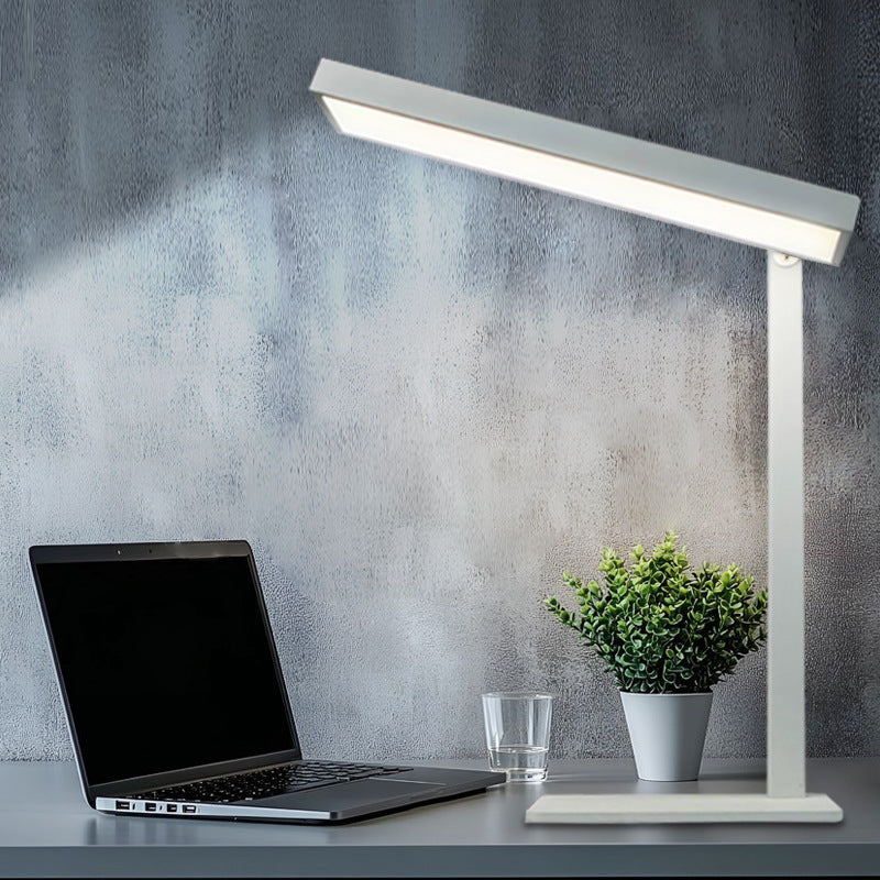 Full spectrum eye protection study desk lamp - ideal for kids' study rooms, student dorms, and reading - foldable clip-on table lamp