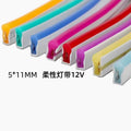 12v neon led silicone strip light - flexible, waterproof, ideal for outdoor advertising signs, lettering, and decorative lighting