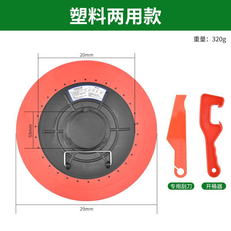 Manual grease gun single and double pressure lever oiler forklift excavator car grease gun artifact transparent special