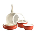 Lanya cross-border detachable kitchenware neutral frying 5-piece set wok medical stone non-stick suit pot cooking pot