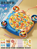 Electric magnetic fishing game - early education, educational, musical, interactive pretend play toy for boys and girls - wholesale gifts