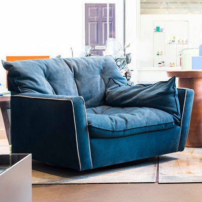 Italian designer baxter small apartment living room casual sofa modern minimalist fabric sofa, ultra-minimalist style