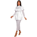 satinlacepatchwork high collar puff sleeve dress tie back waist slimming look party evening dress dress