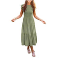 summer women's short-sleeve dress : fashionable solid color, slim-fit, figure-flattering, mid-length, versatile