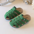 Plus size bag head stripes half slippers women's thick sole soft bottom slip-on outwear sandals plaidk-style birkenstock sandals