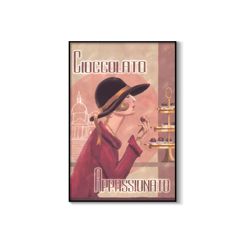 Bar decorative painting industrial style retro beautiful woman ktv box dance hall clear bar background wall painting creative painting