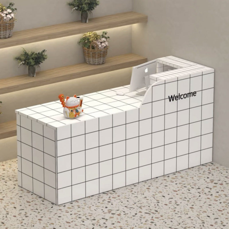 Bar counter, cashier counter, clothing store counter table, hairdressing store convenience store casual modern store small front desk reception desk