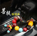 Car pendant car pixiu gear hanging transfer beads imitation obsidian car pendant rearview mirror decoration supplies