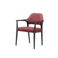 Italian normcore backrest chair scandinavian solid wood leather art negotiation chair designer for home house study dining room dining chair