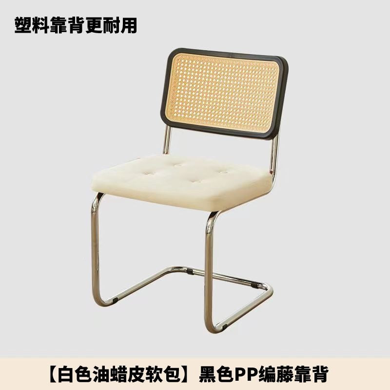 Imitation rattan soft-packed chair popular coffee shop hotel casual medieval chair casual scandinavianfor homedesigner dining chair