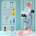 【sakura pink】high-end microscope kit + 12 prepared slides