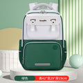 Student schoolbag large capacity kids burden reduction spine protection british style backpack factory direct sales lightweight anti-hunchback