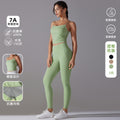 New antibacterial seamless underwear yoga set - beautiful back crisscross color block sports bra & fitness yoga outfit two-piece set