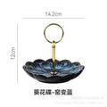 Ceramic jewelry dish - instagrammable european style, exquisite high-end trinket organizer, creative desktop display