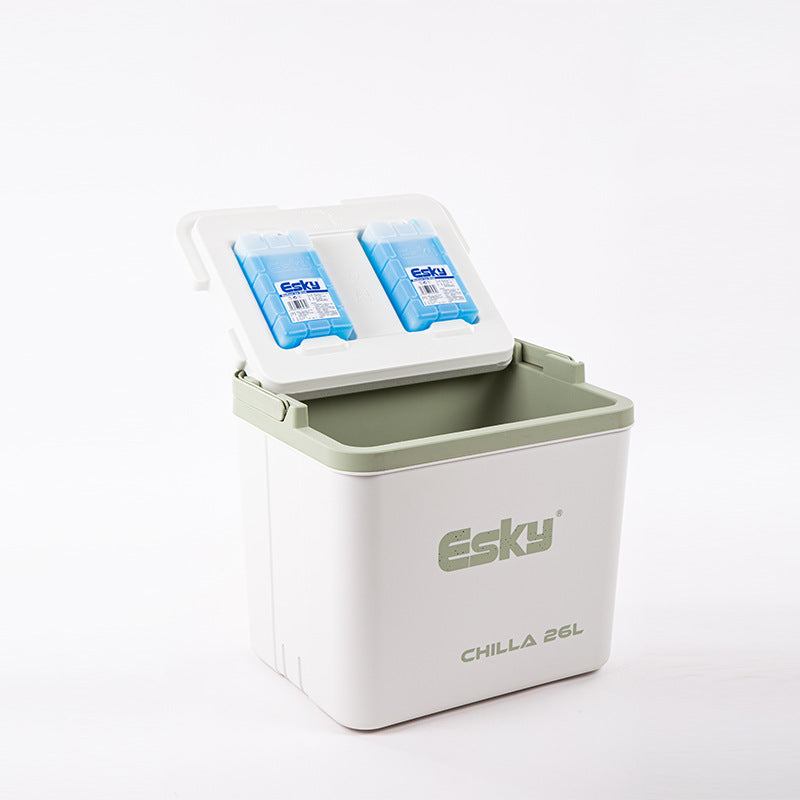 Esky 26l outdoor cooler box - portable insulated ice chest for camping, storage, and fresh food preservation - wholesale