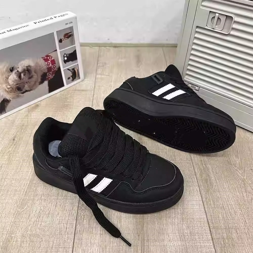 Hong kong style sneakers women's shoes ins trend 2026 spring and summer new arrivalniche styleeasiest for match sports casualcouple bread shoes