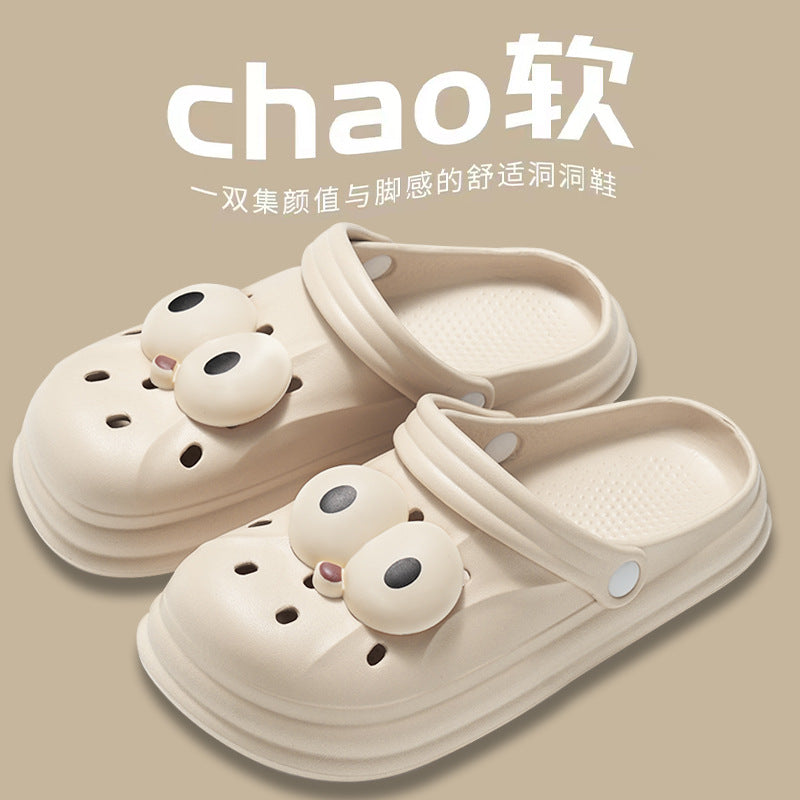 Men's "cloud slides" clogs - 2024 new beach sandals, anti-slip, odor-resistant, eva slippers for couples, women's summer outdoor wear