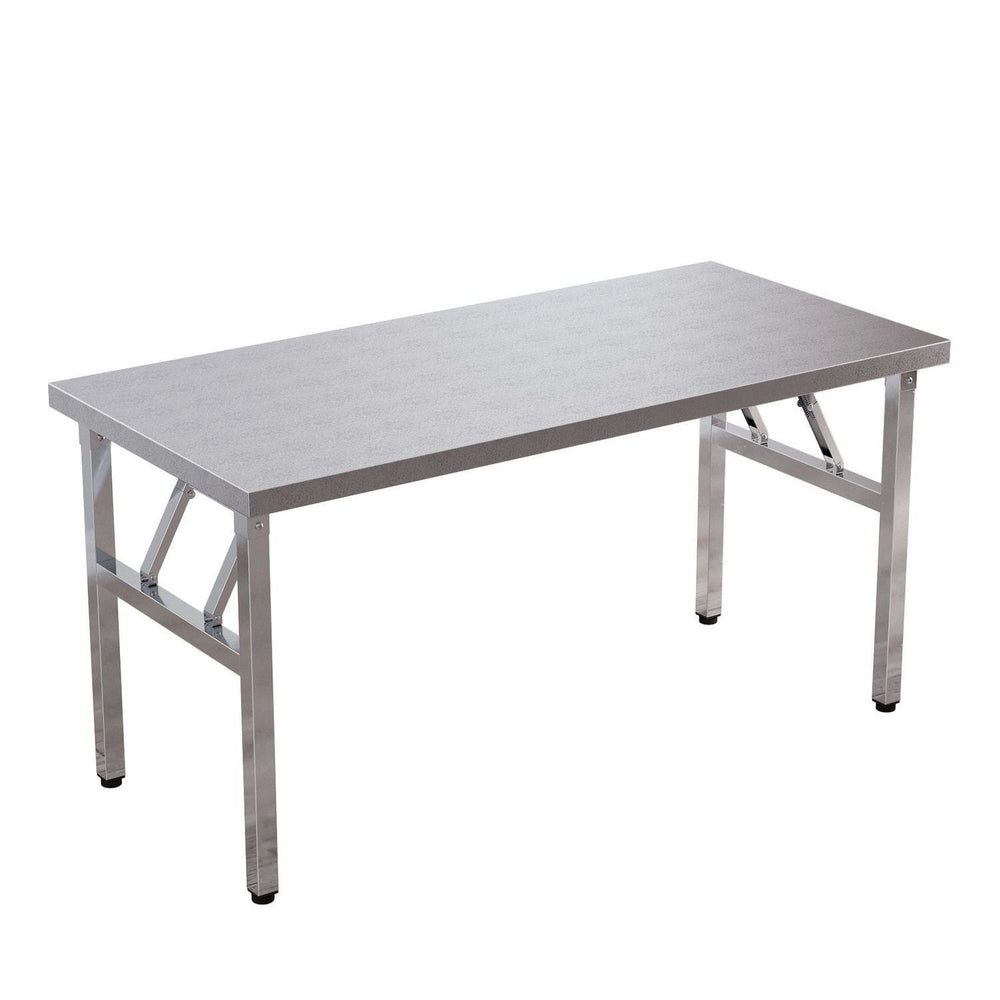 Thickened stainless steel foldable tablefor home bench table commercial rectangular outdoor barbecue stall portable dining table