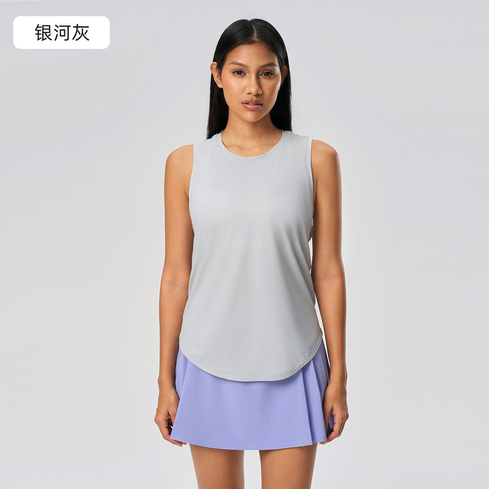 New women's quick-dry tank top - sleeveless workout top for fitness, yoga, running, breathable, loose fit, summer sports t-shirt s