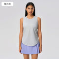 New women's quick-dry tank top - sleeveless workout top for fitness, yoga, running, breathable, loose fit, summer sports t-shirt s