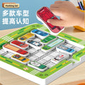 Magnetic car puzzle - sliding puzzle game for kids - brain training & intellectual development - wholesale