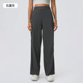 New women's quick-dry breathable casual pants - loose fit, versatile straight-leg style, hip-concealing, slimming, running & workout pants d25077