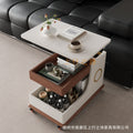Modern minimalist coffee table, sofa side table, creative decorative pieces, wholesale for home use, smart ambient lighting, wireless charging, speaker customization