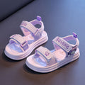 Girls' sandals & princess shoes: new  summer collection - stylish soft-soled beach sandals for girls, anti-slip baby slippers