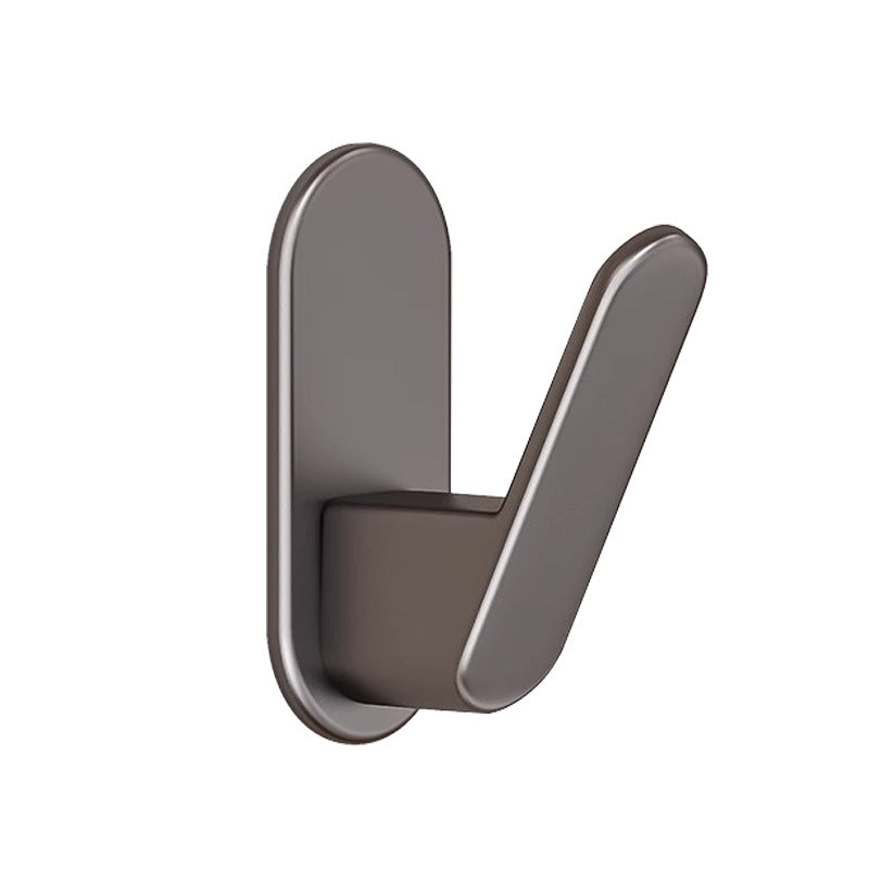 No-drill single hook adhesive hook for wall mounting - ideal for hanging clothes, hats, and storage in bathrooms, kitchens, and behind doors. heavy-duty weight capacity