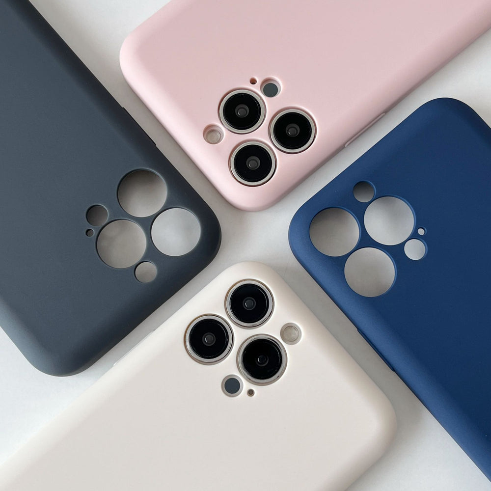 New iphone 16 case, soap-like liquid tpu solid color full coverage protective case for apple 15 pro max